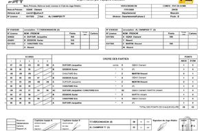 1 er journée  de la phase 2 TTV 5